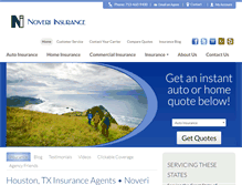 Tablet Screenshot of noveriinsurance.com